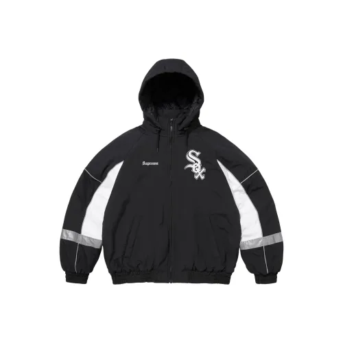Supreme x Chicago White Sox FW25 Stadium Куртка Куртки Пальто Унисекс
