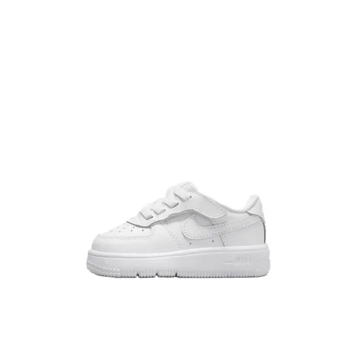 Nike Air FORCE 1 EasyOn противоскользящая устойчивая к истиранию низкий топ обувь для малышей белый для новорожденных и малышей