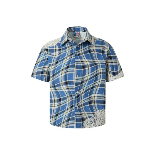 YADcrew Kkluv Рубашка Унисекс Синий