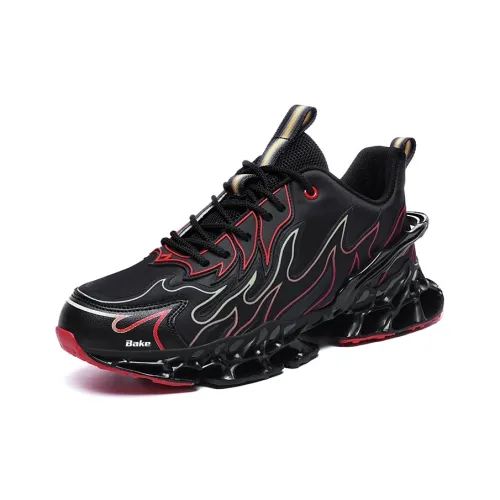 Bake Амортизация Устойчивость к истиранию Дышащий Противоскользящий Лезвие Беговые кроссовки Мужской