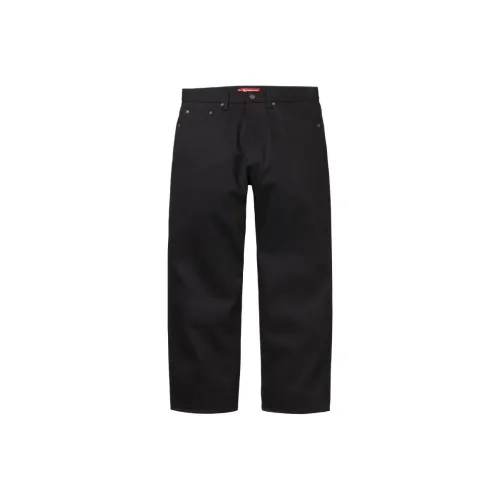 Supreme FW25 WEEK5 Rigid Свободный крой Selvedge Джинсы Джинсы Унисекс