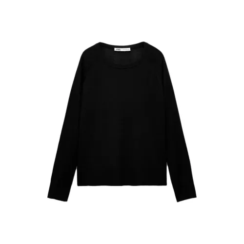 ZARA Черный Женский Трикотаж