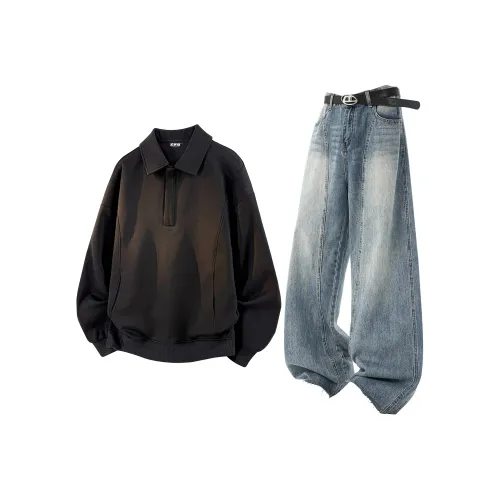 ZIRUNGE Унисекс Свитшот Комплекты