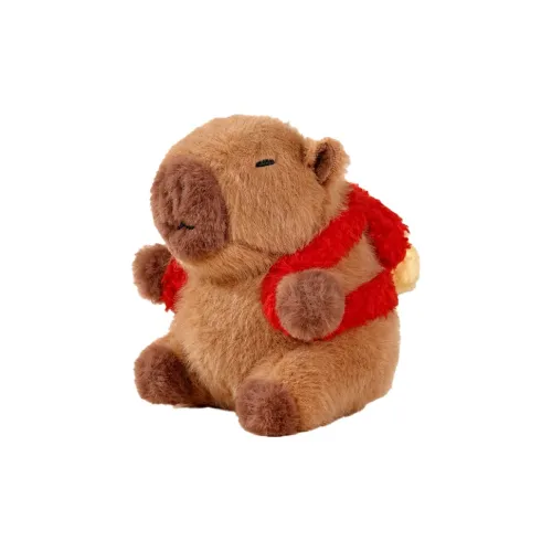 Miniso Капибара с наполнителем плюшевая подвеска высота 12 см