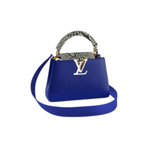 LOUIS VUITTON Capucines Мини Женский Синий