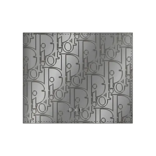 DIOR Кошелек из коровьей кожи мужской серый