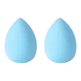 Однотонный макияж, губка, розовый, капельный синий, 2 шт