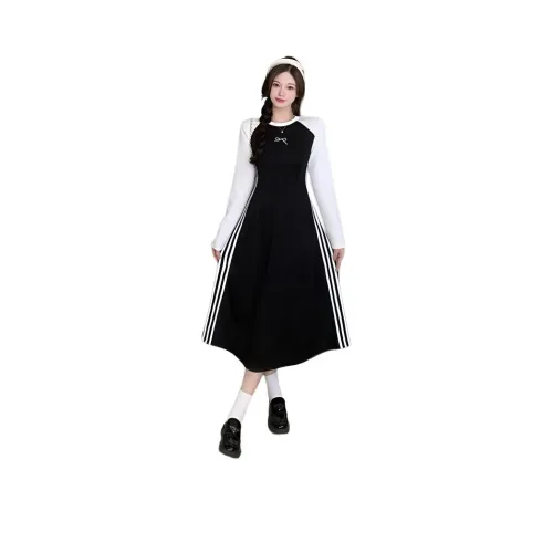 HTHK Длинное платье с длинными рукавами женское