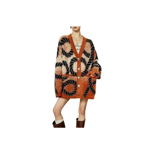 Weekly Оранжевый Красный Женский Трикотаж