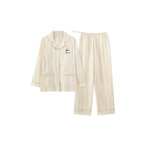 FENTENGCARE Абрикос Женские Пижамные Комплекты