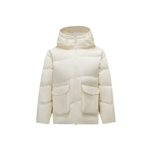 ANTA Пуховик Женский Теплый Нефритовый Белый