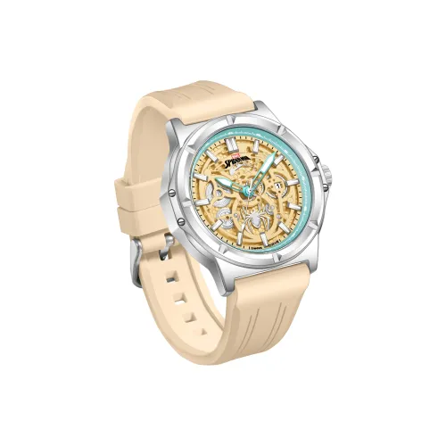 Disney Marvel Spider Мужские часы Кварцевый механизм Силиконовый ремешок Золотой циферблат