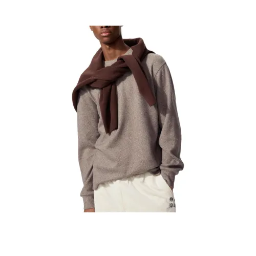 UNIQLO Темно-бежевый Мужские Свитшоты