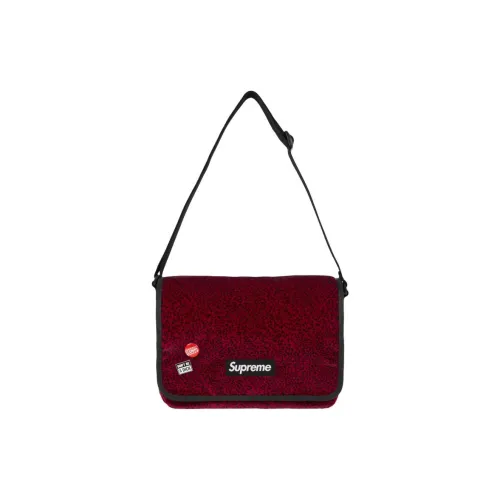 Supreme Нейлон Курьерская сумка Сумка на плечо Маленькая Женская Красная