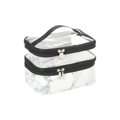 SMVP 2025 Матовый Модный PU Кожа Большая Емкость Сумка для Макияжа и Путешественных Косметичек Портативное Хранение Устойчивое к Пыли