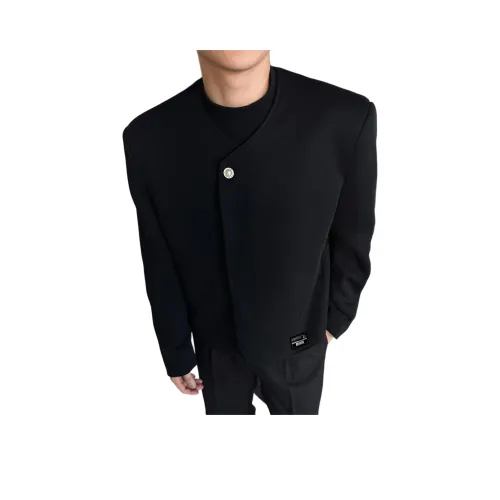 COMOWA Черный с съемным логотипом унисекс куртки