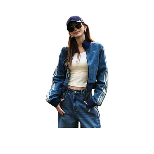 REMOULD Светло-синий деним Женские Джинсовые куртки