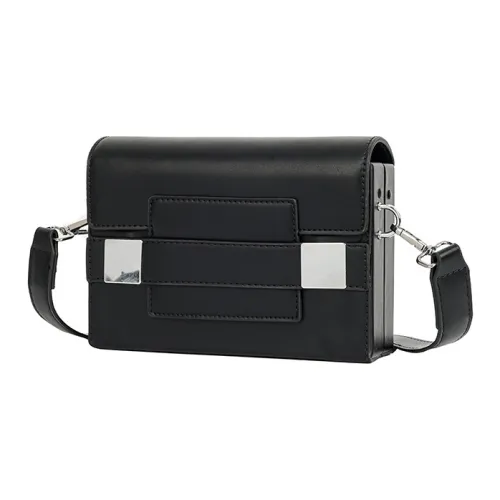 HAWA ПУ (полиуретан) Сумка через плечо Стандартная Унисекс Черная