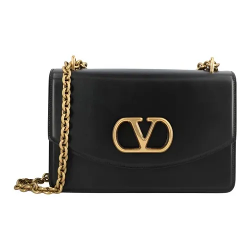 Valentino Телячья кожа Сумка через плечо Женская Черная