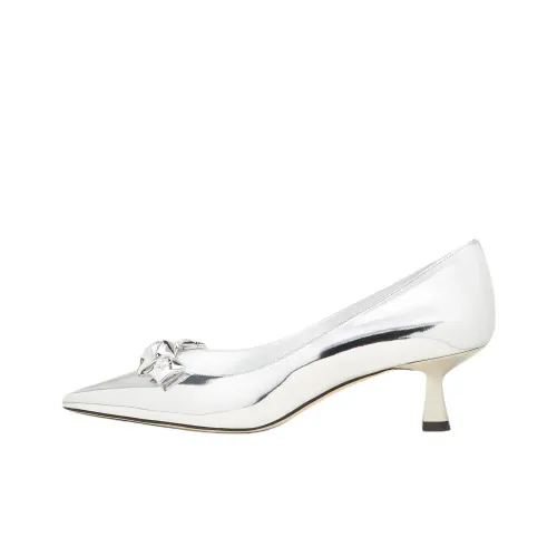 Stuart Weitzman SW Stuart Rosie Низкий каблук Высокий каблук 5 см Женские Серебристый