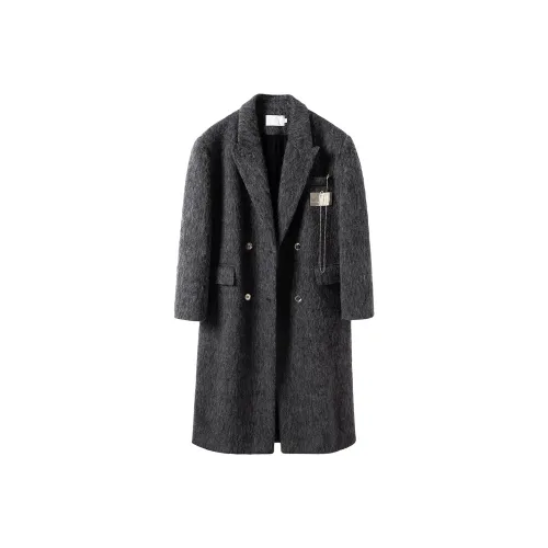 Love Monster Серый Мужской Пальто