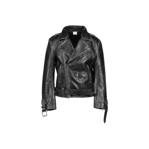 Vetements Черные Мужские Кожаные Куртки