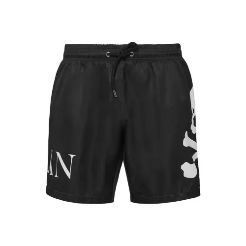 PHILIPP PLEIN FW22 Повседневные шорты Мужские Черные