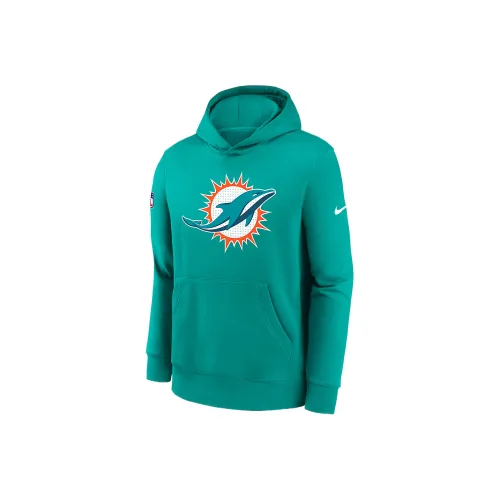 Толстовка Nike Club FW25 Miami Dolphins Sideline Club Детская