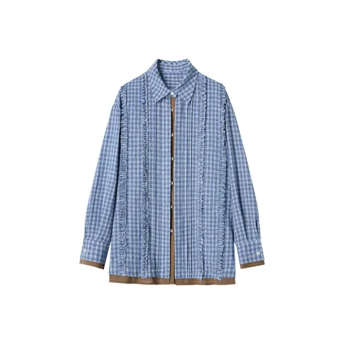 UENA Клетка В наличии Женские Рубашки