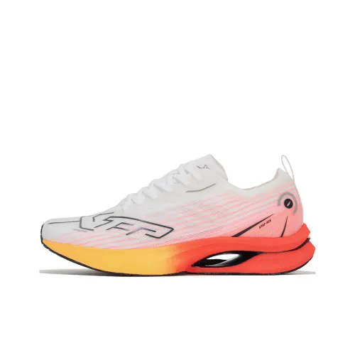 XTEP Амортизация и Дышащий Низкий Топ Повседневные Беговые Кроссовки Мужские Белый Красный