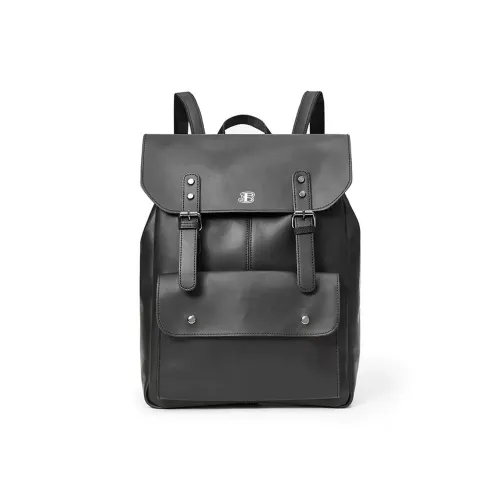 BEN SHERMAN ПУ (полиуретан) Рюкзак Стандартный Унисекс Черный Кофейный