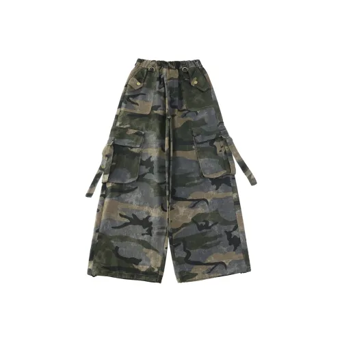 TELENT Модный и Крутой Индивидуальный Модный Универсальный Повседневный Камуфляж Брюки