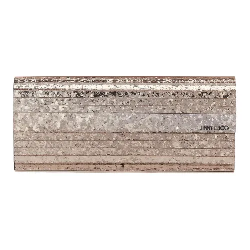 Jimmy Choo Coarse Flicker Акриловый Клатч Женский Светлый Золото