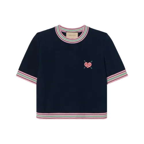 GUCCI SS24 Трикотаж Женский Морской Синий