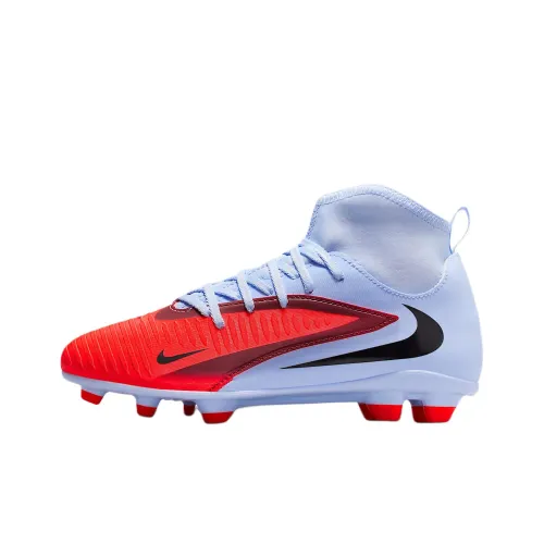 Nike Phantom 6 High Топ Детские футбольные бутсы Синий Красный Подростки