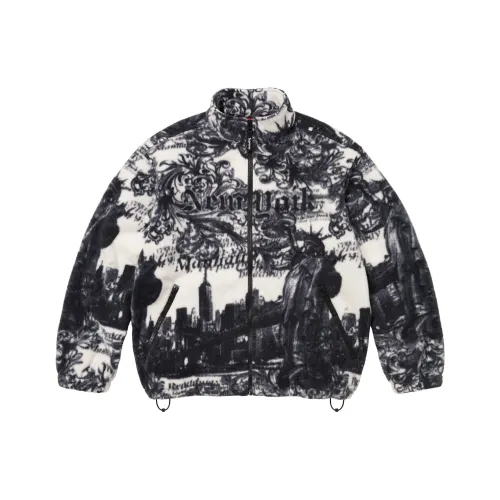 Supreme FW25 New York Fleece Jacket Unisex