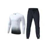 Комплект одежды [Белый топ + Королевские синие штаны]