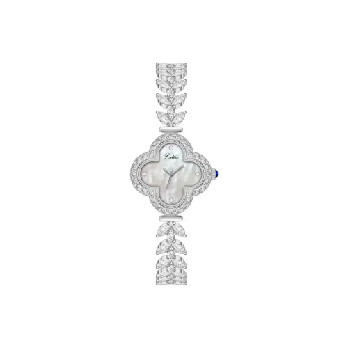 SCOTTIE Кварцевый механизм сплав ремешок женские часы розовый циферблат