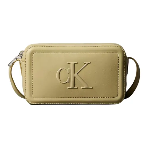 Calvin Klein Полиуретан Camera Сумка Плечевая Сумка Женская Мятный Чай Коричневый