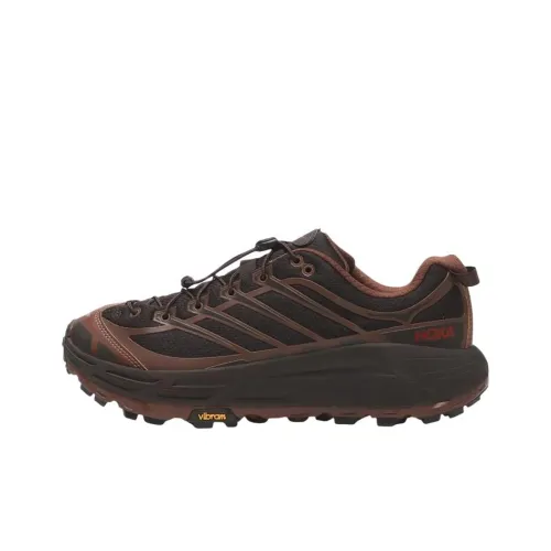 HOKA ONE ONE Mafate Three 2 Dual Density Vibram® Rubber Беговые кроссовки Unisex Black Brown