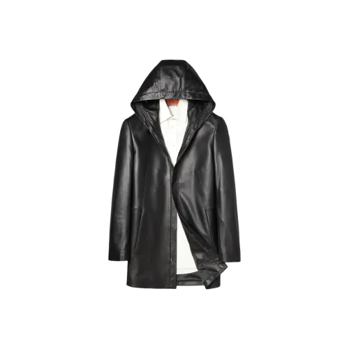 Square Man Also Stands Tall кожаная куртка мужская