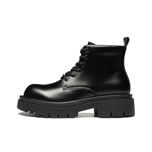 ST SAT Короткий Мартин Ботинок 5 см Мужской