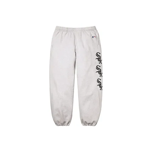 Supreme x Chicago White Sox FW25 Свитшот Логотип Вязаные Тренировочные Штаны Унисекс