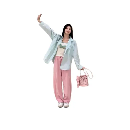 HKPXR Мятно-зеленые женские рубашки