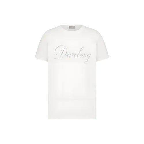 DIOR Белая Мужская T-Рубашка