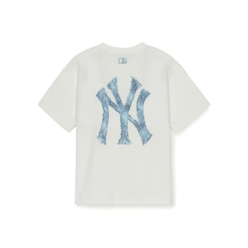 MLB MONOGRAM Коллекция Нью-Йорк Янкис T-рубашка SS25 Айвори Белый Детская