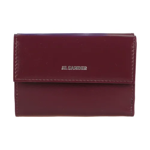 JIL SANDER Кожа Кошелек Женские Красный