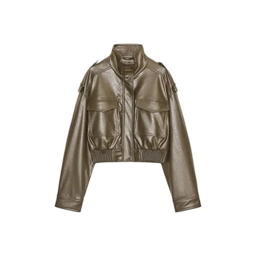 ZARA Средний хаки Женские Куртки