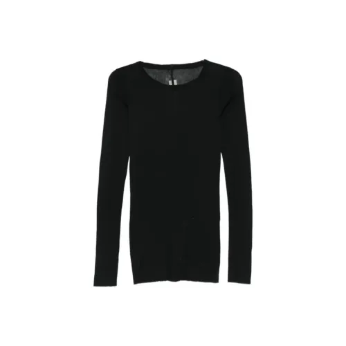 RICK OWENS совместный бренд Черные Женские T-рубашки