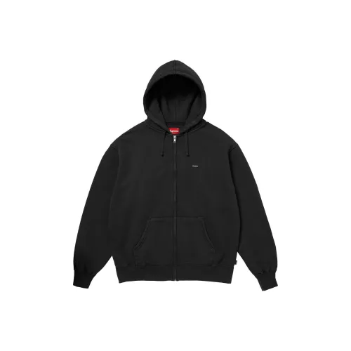 Supreme Fw25 WEEK12 Маленькая коробка ZIP UP Худи Унисекс